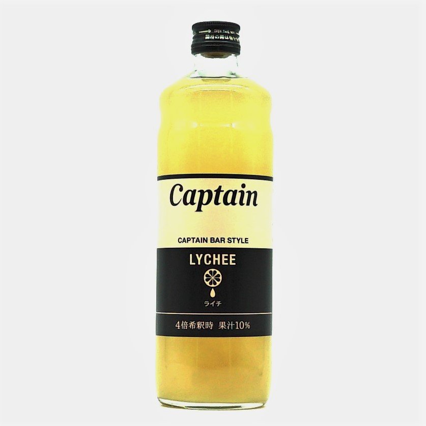 CAPTAIN LITCHI SYRUP 600ML [12]