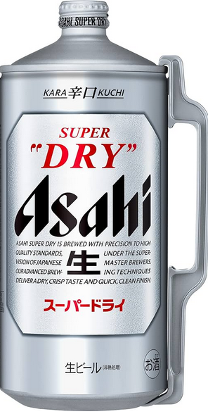 ASAHI SUPER DRY BEER JPN 6/2L (BOX)