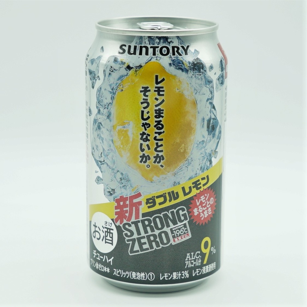 SUNTORY -196 STRONG ZERO LEMON 24/350ML (BOX)