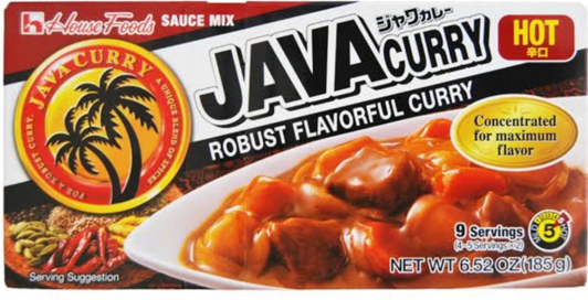 HOUSE JAVA CURRY <HOT> 10/185G (UNIT)