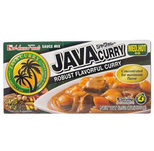 HOUSE JAVA CURRY <M-HOT> 10/185G (UNIT)