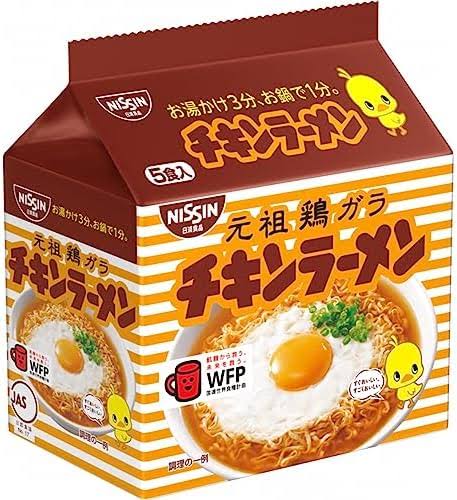 NISSIN Chicken Ramen 5 Pack 6/425g (BOX)