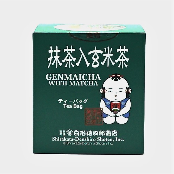 SHIRAKATA Maccha Iri Genmaicha Pyramid Tea Bag 12/40g (UNIT)