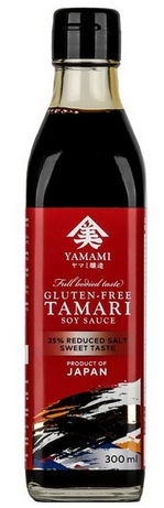 YAMAMI GLUTEN FREE TAMARI SHOYU 12/300ML (BOX)