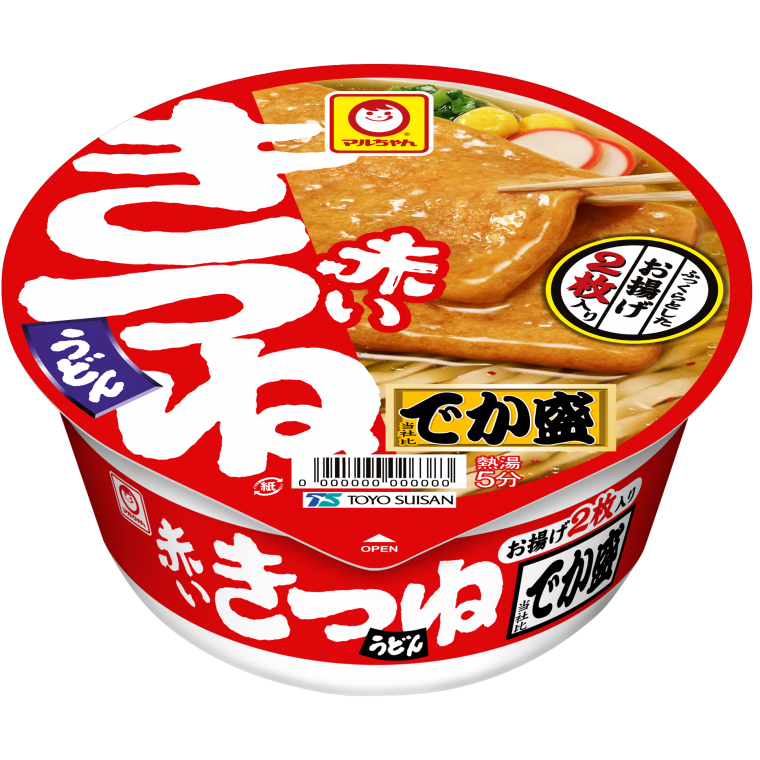 MARUCHAN AKAI KITSUNE DEKAMORI UDON 12/136G (BOX) [1]