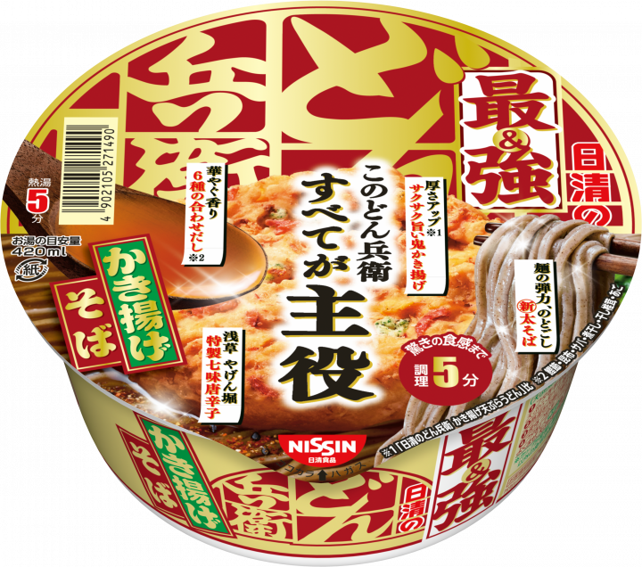 NISSIN <SAIKYO> DONBEI KAKIAGE SOBA 12/101G [1]