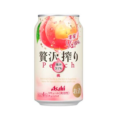 ASAHI ZEITAKU SHIBORI MOMO 24/350ML