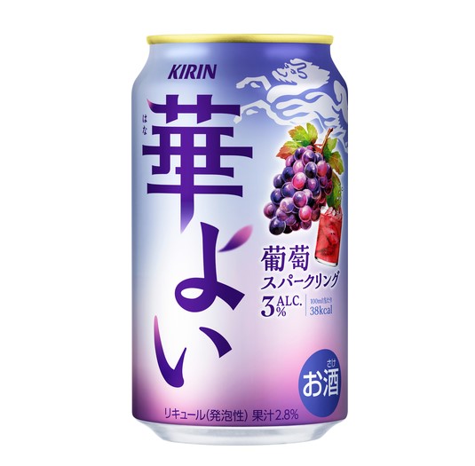 KIRIN HANAYOI BUDO SPARKLING 24/350ML