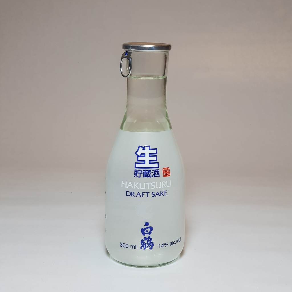 [L-HAT005] HAKUTSURU NAMACHOZOSHU DRAFT JUNMAI 300ML [20]