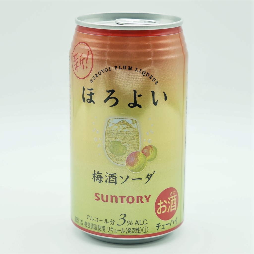 [L-LIQ016] SUNTORY HOROYOI UMESHU SODA 24/350ML (BOX)