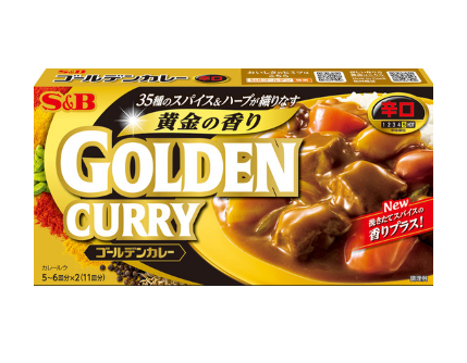 [RD-CUR022] SB <OUGON NO KAORI> GOLDEN CURRY <HOT> 10/198G [6]